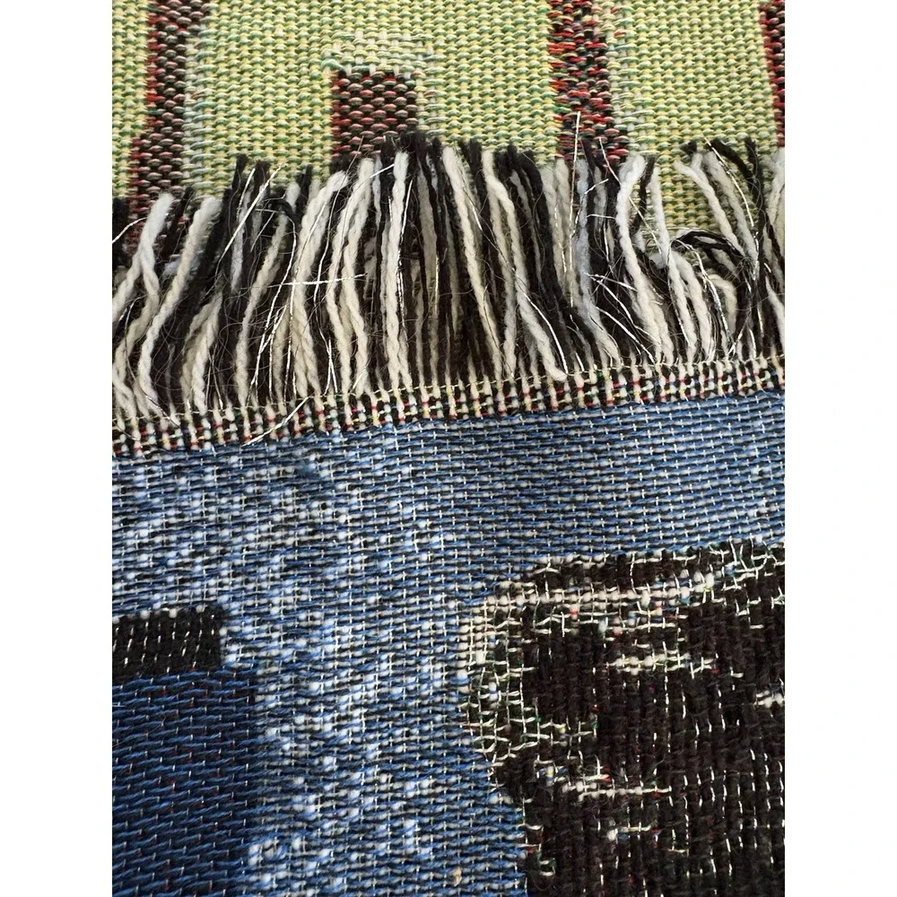 Vintage Elvis Presley Jailhouse Rock Woven Tapestry Throw Blanket 57x44